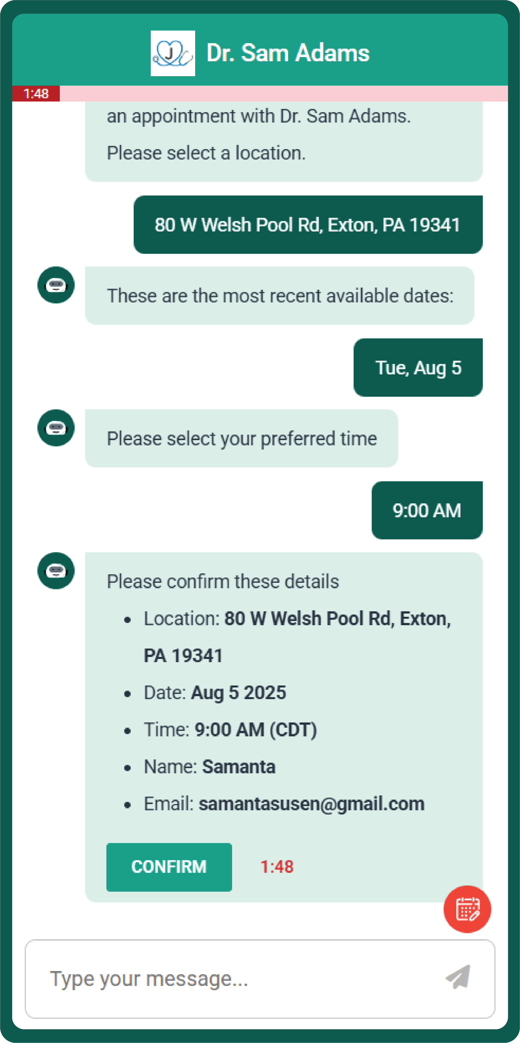Website Chat Widget